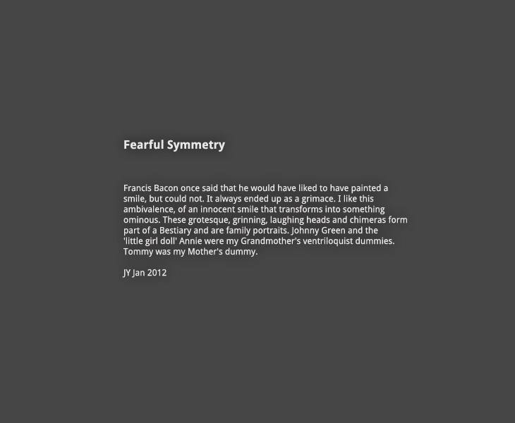 The Fearful Symmetry gallery introduction