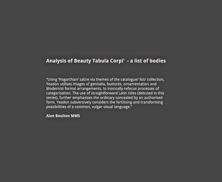 Analysis of Beauty: Introduction