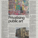 Morning Star article: Privatising Public Art