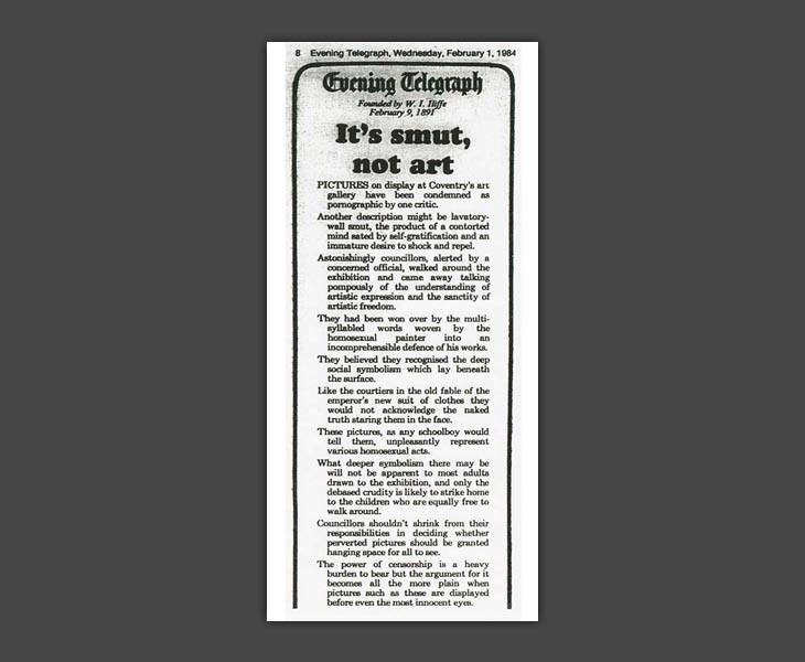 Editorial, Coventry Evening Telegraph 1984