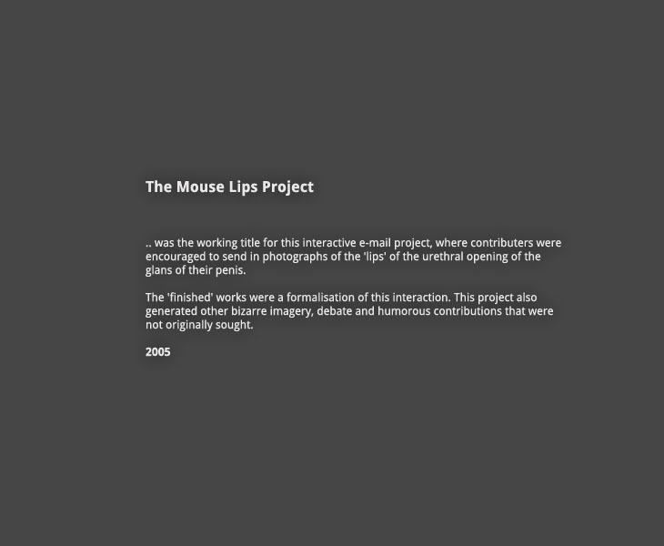 The Mouse Lips Project: Introduction