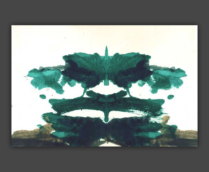 Totem Study (Rorschach print)  [1968]