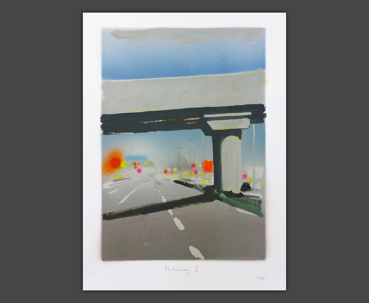 Motorway 1 on paper  2015